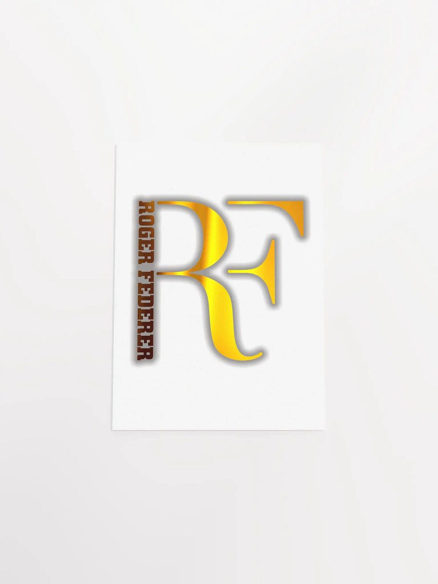 Roger Federer Gold Logo Poster product image (44)
