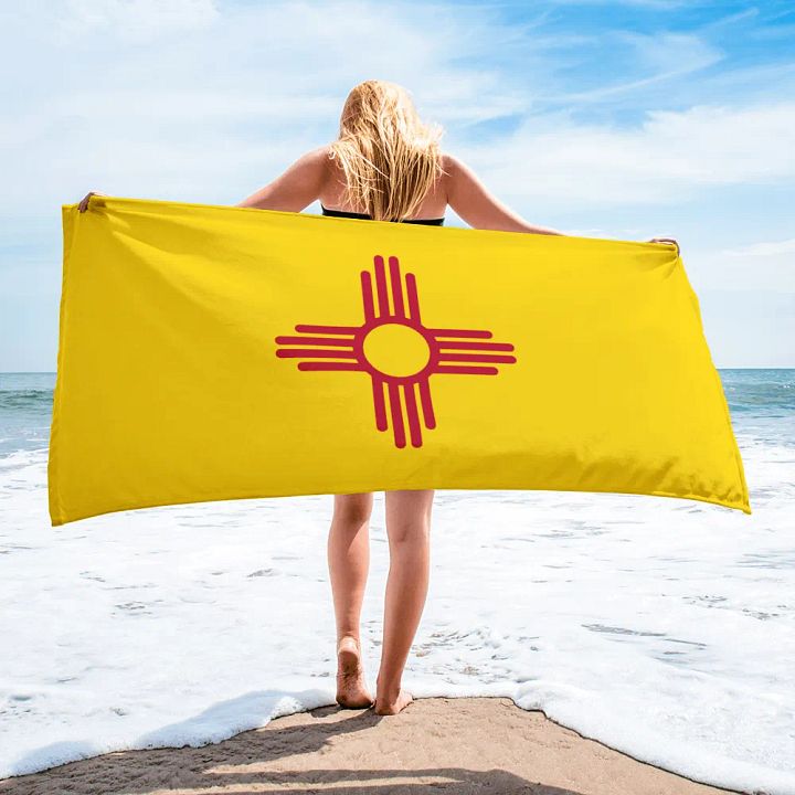 "New Mexico" Zia Sun Symbol Towel product image (2)
