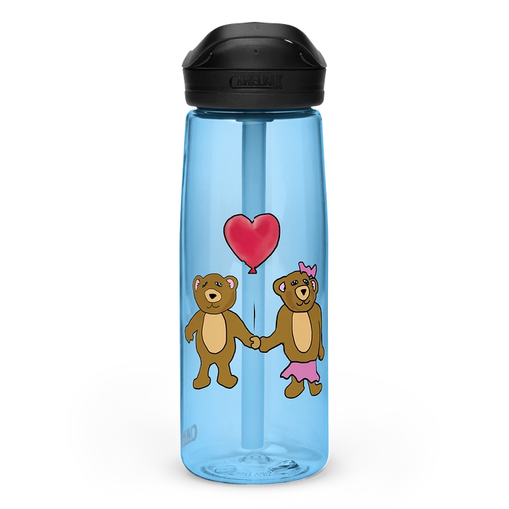 Teddy Bear Valentine Sports Waterbottle product image (1)
