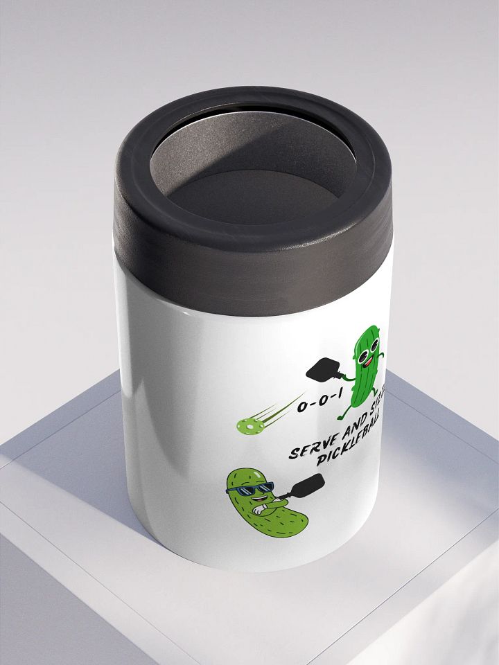 Serve and Sizzle Pickleball Stainless Steel Koozie product image (2)