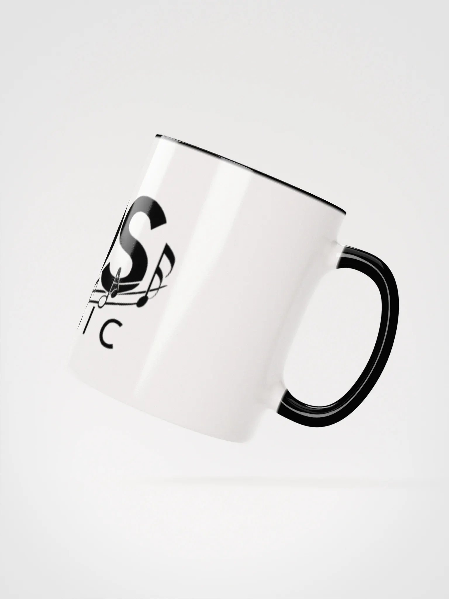 TDS Music Ceramic Mug - White with Choice of Inside Colours - 11oz & 15oz product image (2)
