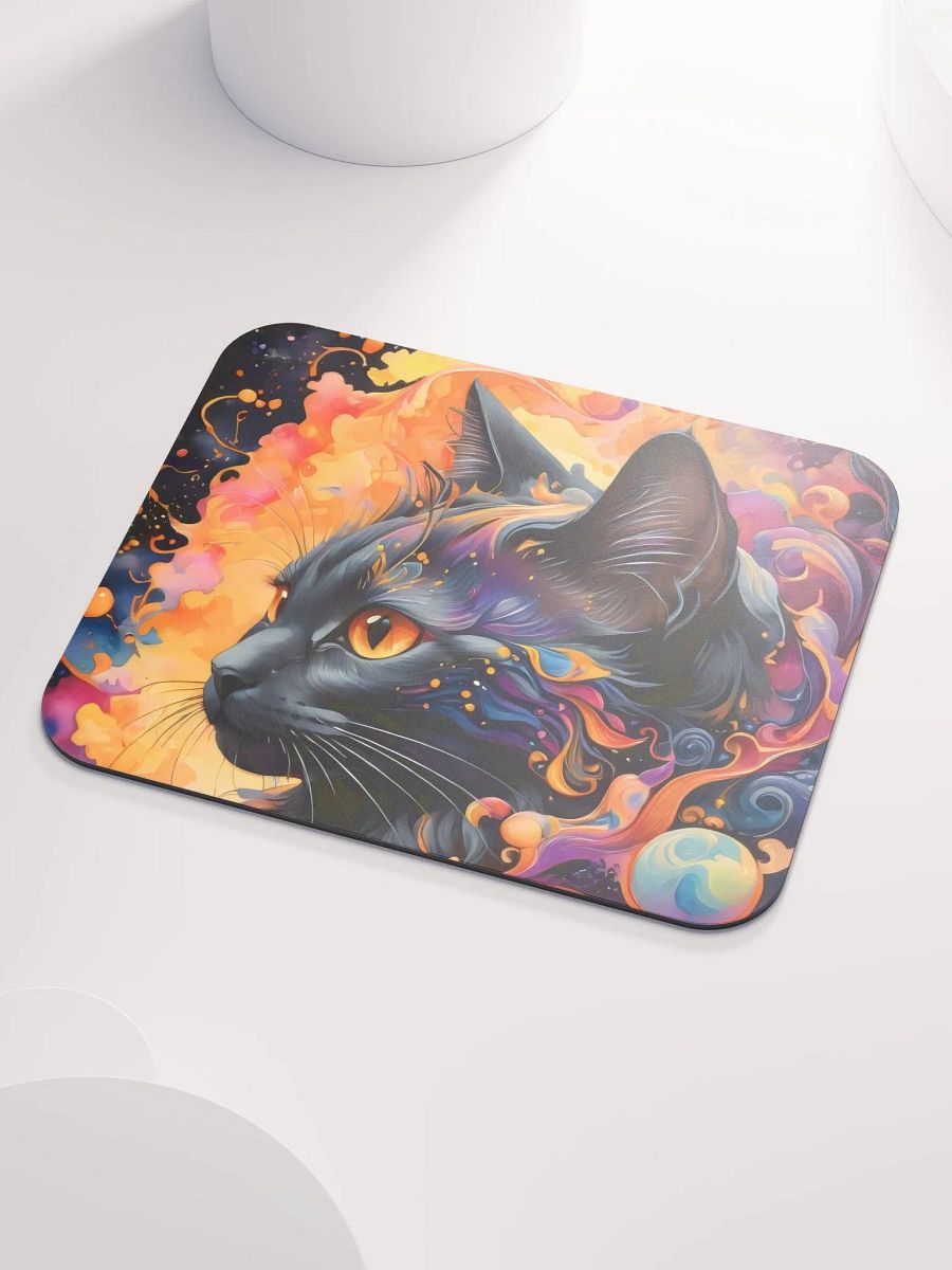 Cosmic Cat Dreams Mouse Pad product image (4)