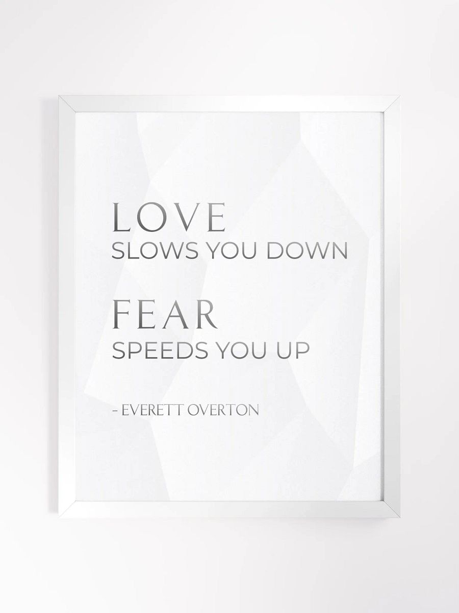 Love Slows You Down Wood Framed Artwork product image (4)