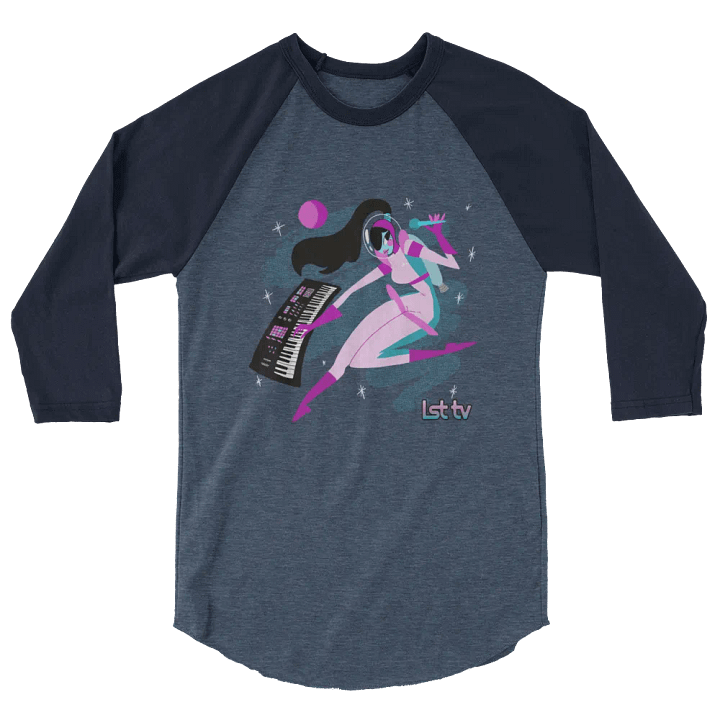 Astro-Synthpop Cutie Raglan Long Sleeve T product image (2)