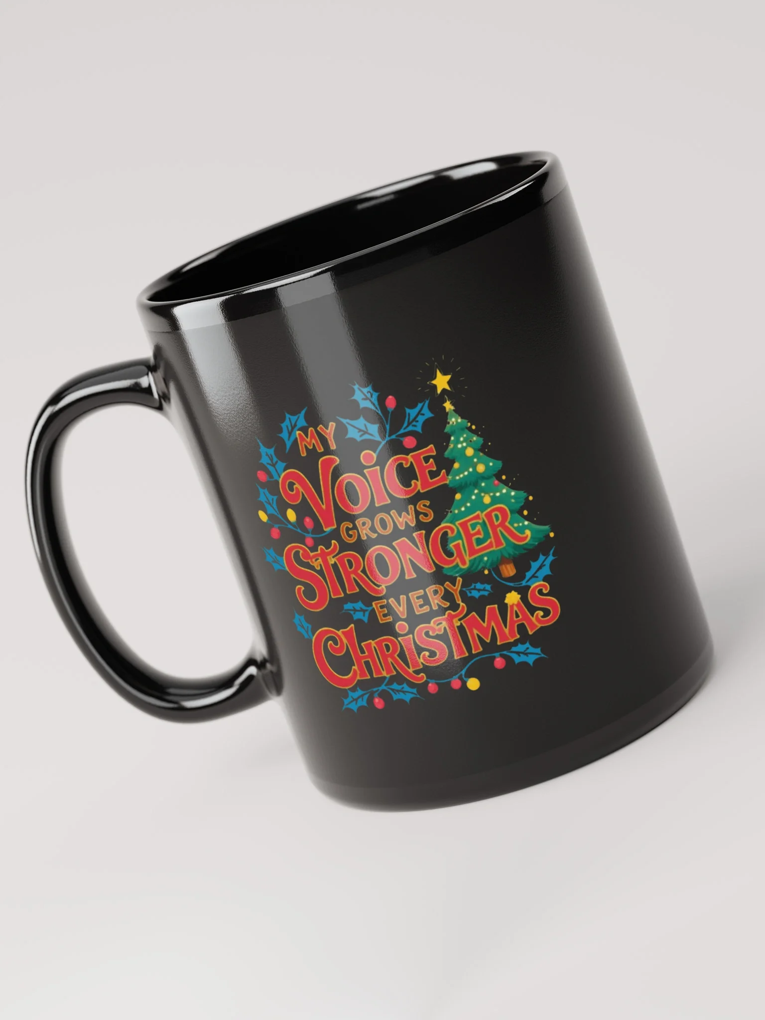 Magical Christmas Black Glossy Mug product image (4)