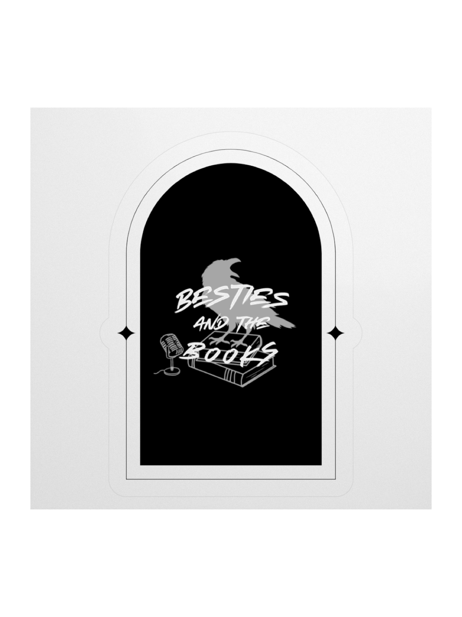 CLASSIC Sticker Grey Besties and the Books product image (1)