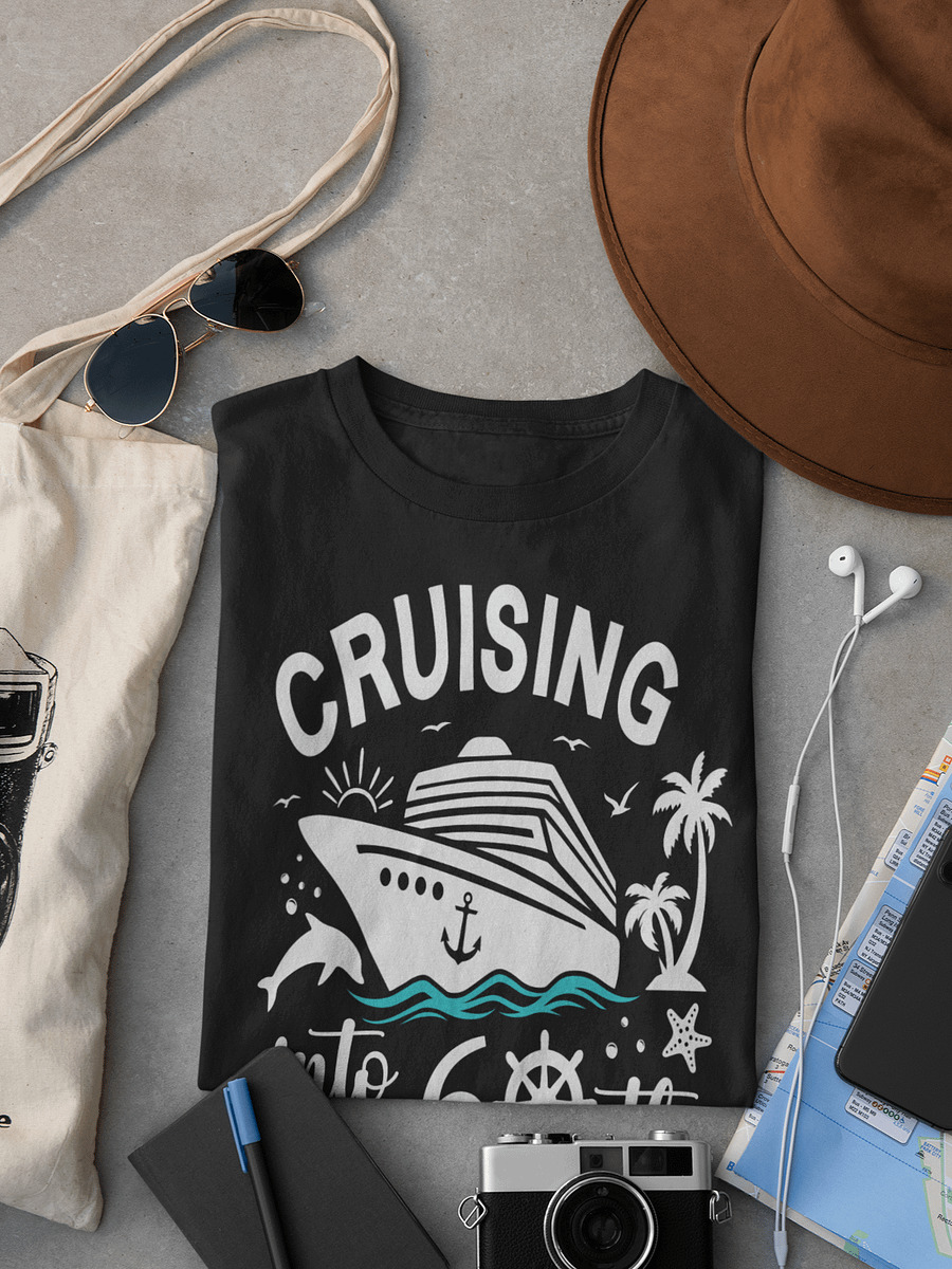 Cruising Into My 60th Birthday Celebration Unisex Softstyle T-Shirt Dark Colours product image (4)