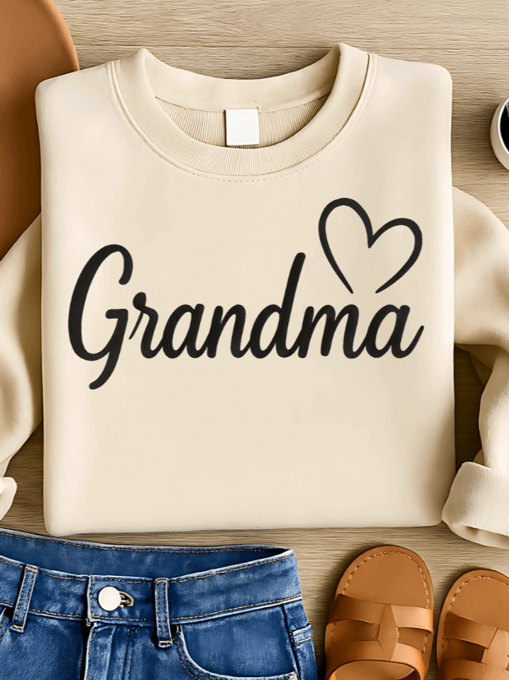Grandma Retro Heart Sublimation PNG – Groovy Vintage Grandma Graphic for T-Shirts – Funky Nostalgic Design – 300 DPI Instant Digital Download product image (1)
