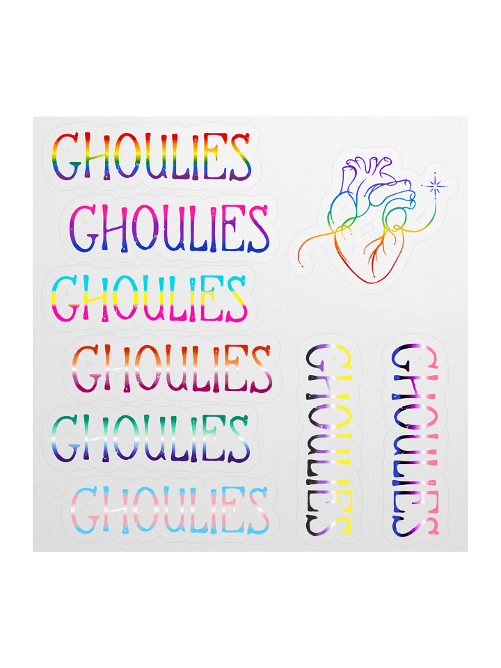 Pride Sticker Sheet- Flags product image (1)