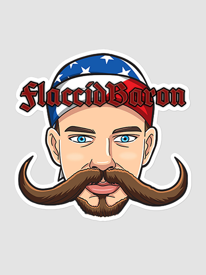 FlaccidBaron Head Sticker product image (1)
