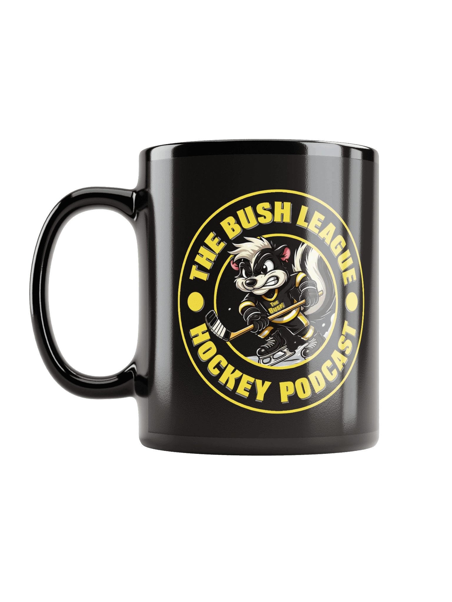 The Bush League Hockey Podcast – Skunk Logo Mug product image (6)
