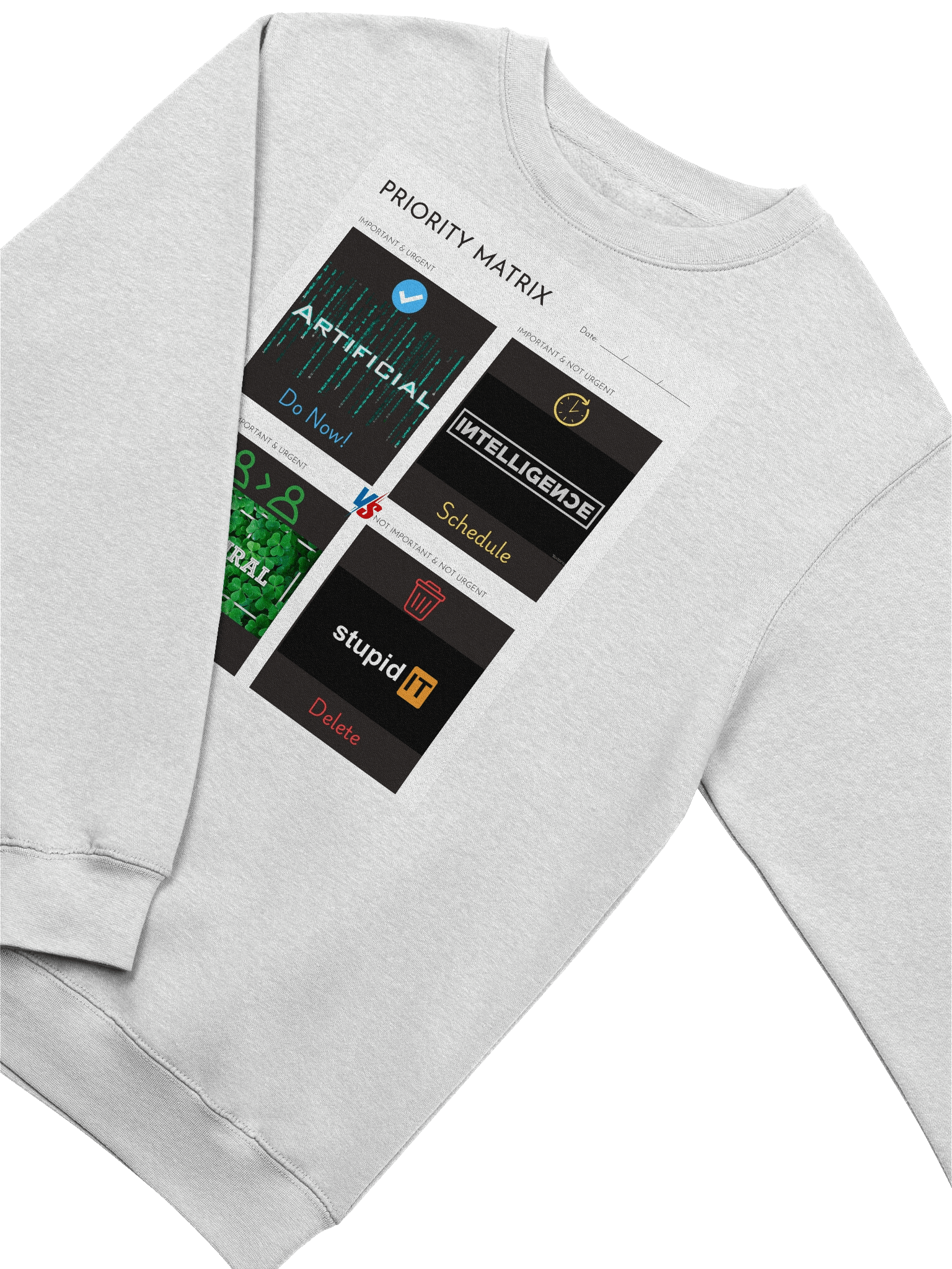 Priority Matrix Crewneck Sweatshirt product image (3)