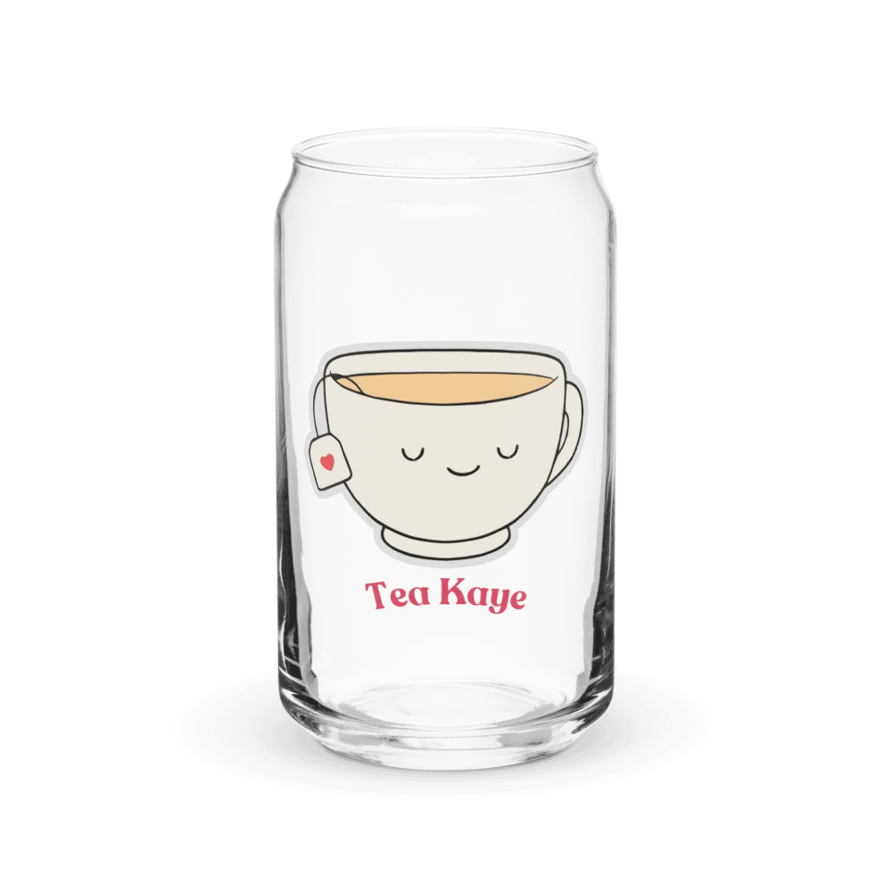 Tea Cup Iced Coffee Glass product image (1)