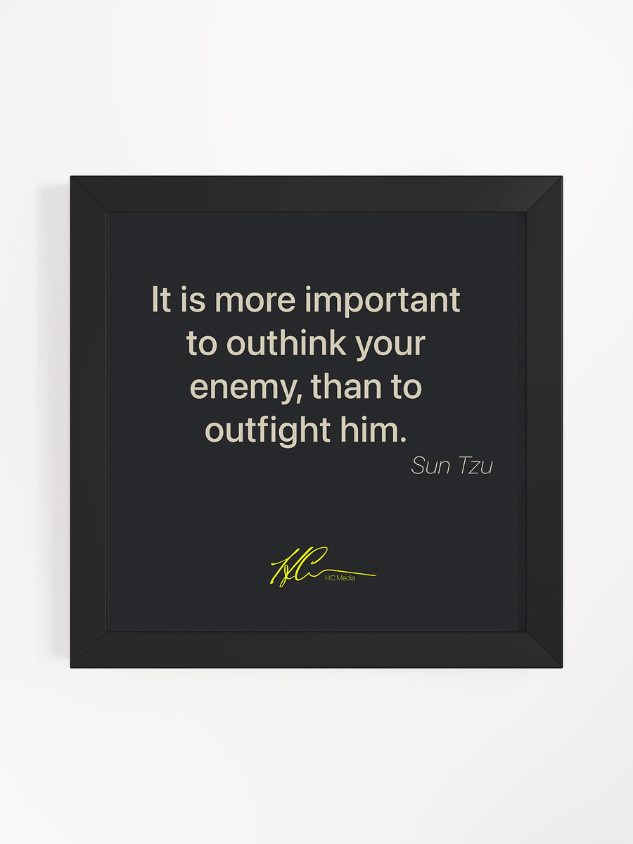 Sun Tzu Q1 - Framed Poster product image (1)