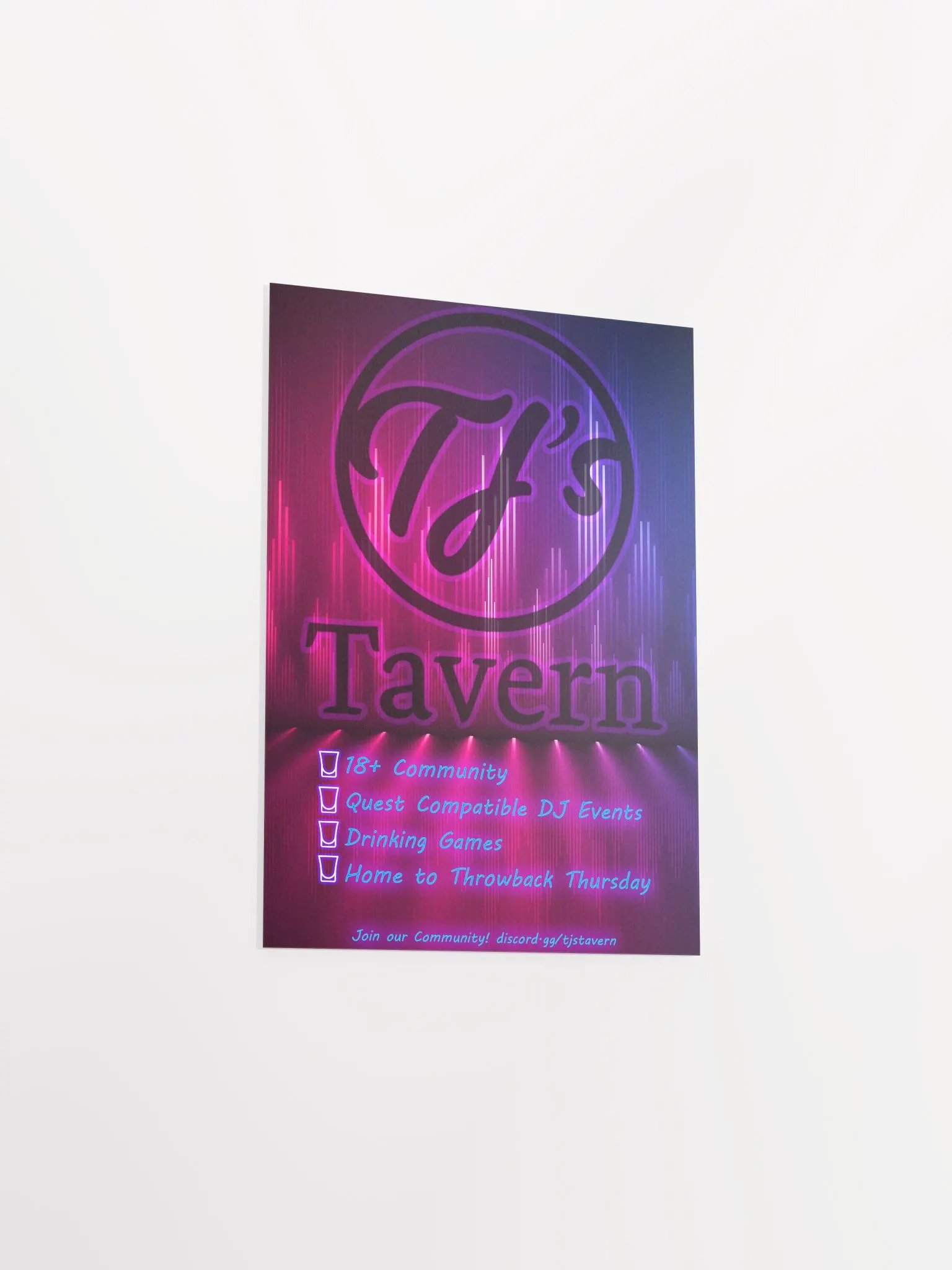 Official TJs Tavern Promo Poster product image (10)