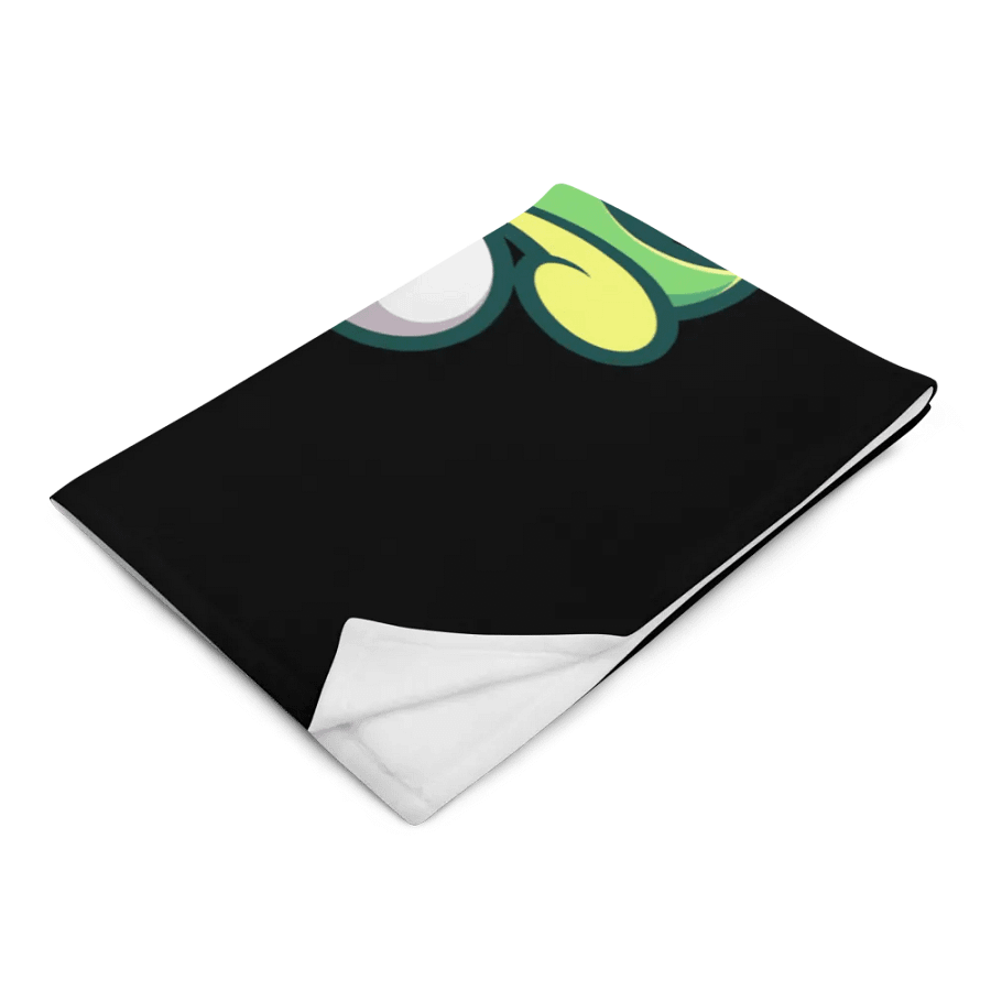 Sleeping Chloe • Throw Blanket (Black) product image (3)