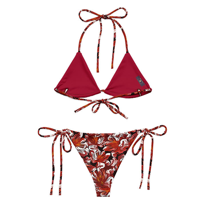 Fire Flower | Recycled String Bikini product image (1)
