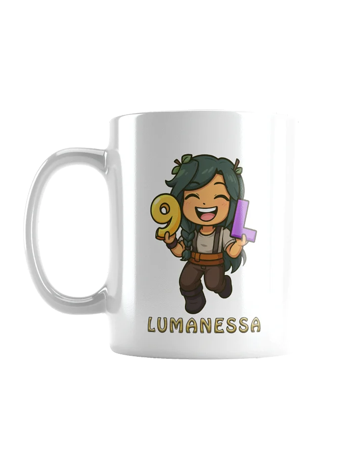 9LS4 Lumanessa White Glossy Mug product image (2)