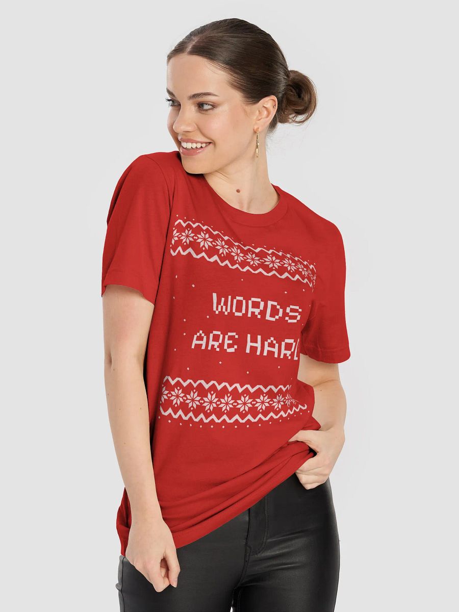 Holiday Words Are Hard Tee product image (6)