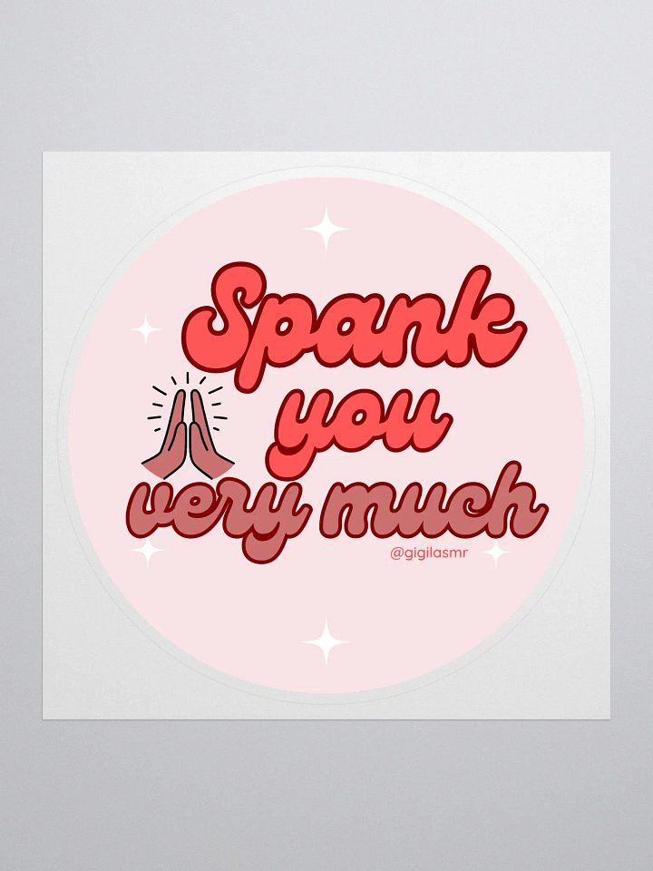 Spank You stickers product image (1)