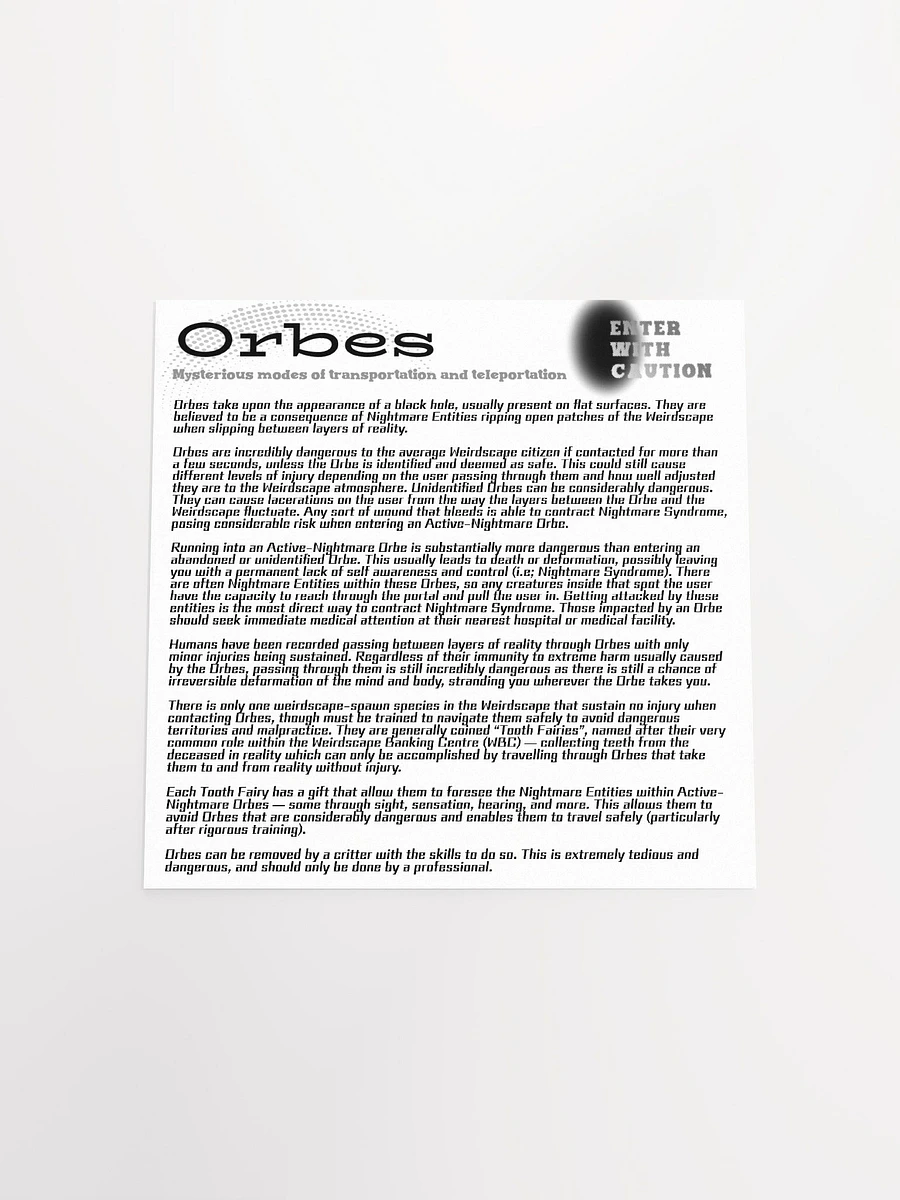 Orbes Website Square Matte Poster product image (4)