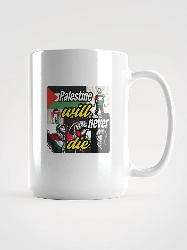 Resilience and Solidarity Mug | Palestine will never die product image (1)