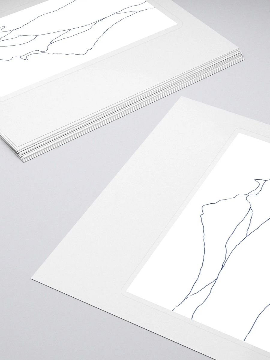 Gilbert Peak sticker (plain outline sketch) product image (10)