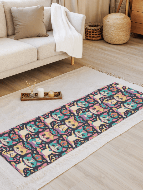 Feline Zen Yoga Mat product image (1)