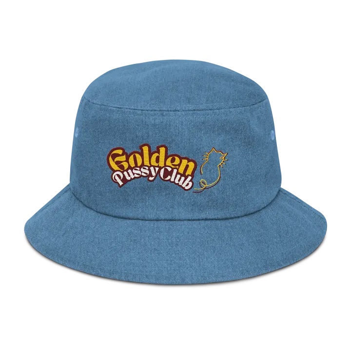 GOLDEN PUSSY CLUB denim bucket hat product image (1)
