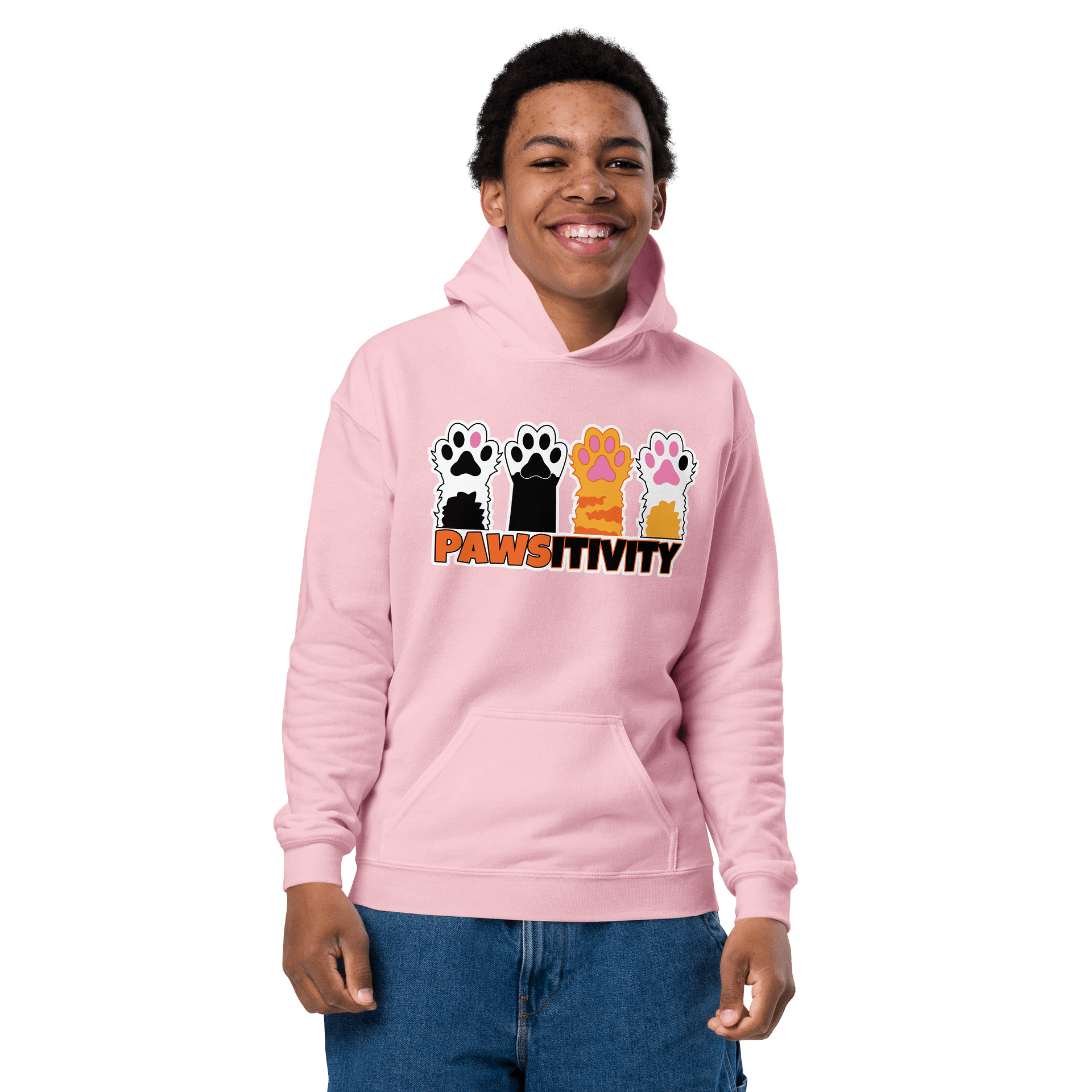 Pawsitivity Kids Hoodie product image (2)