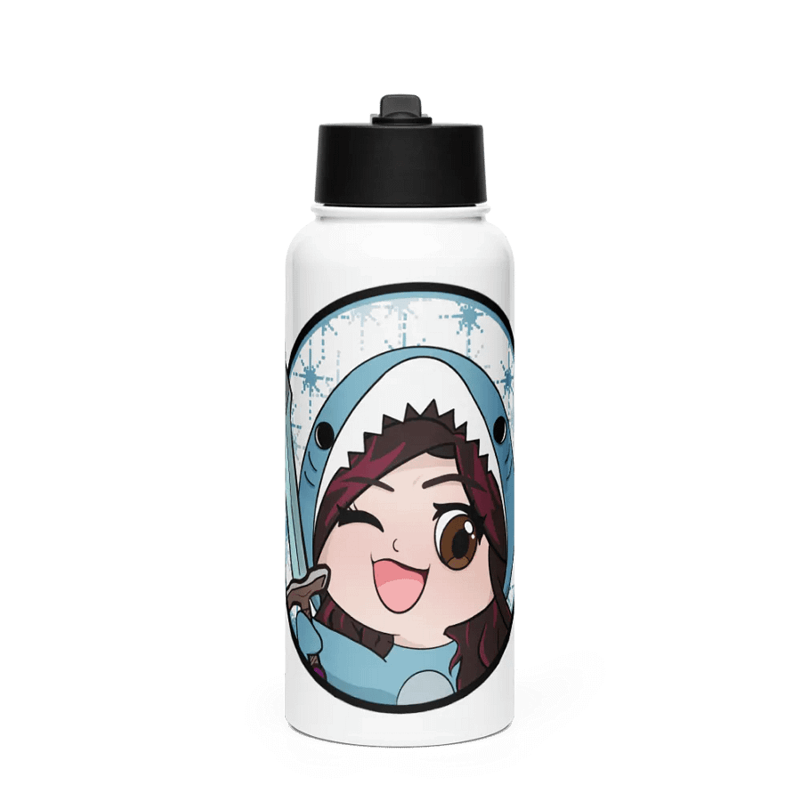 Stainless Steel Water Bottle Kiss Logo product image (1)