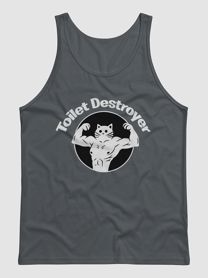 Toilet Destroyer White Logo Tank Top product image (1)
