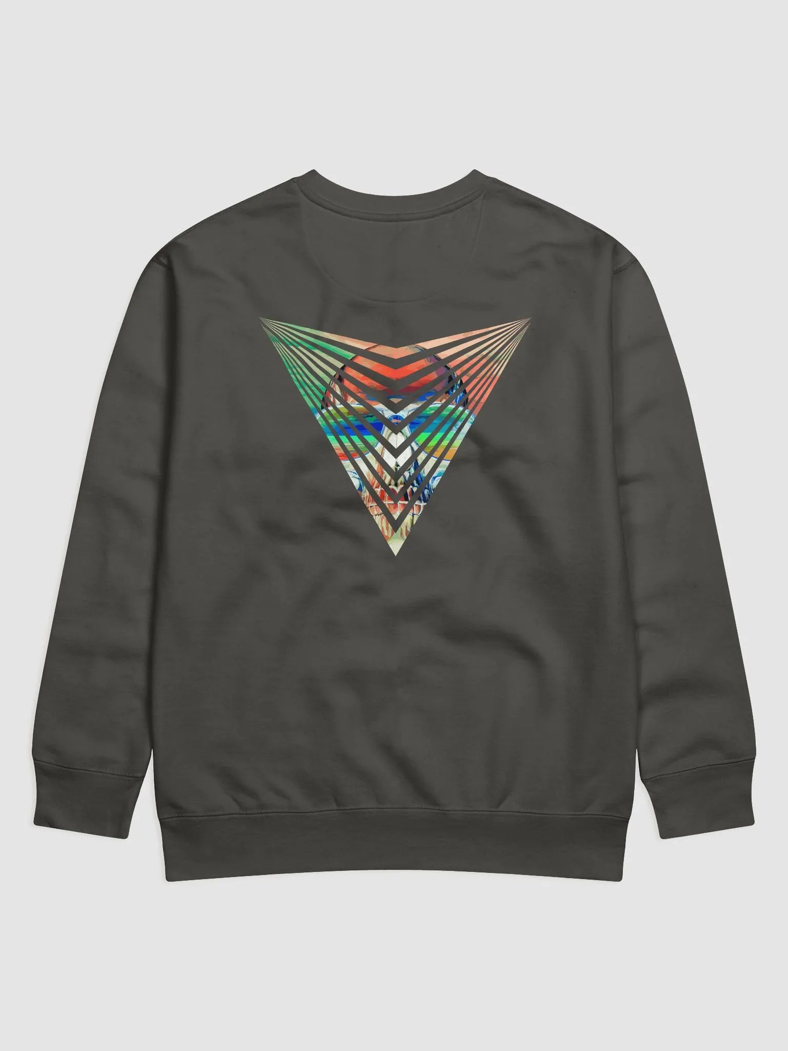 VACIO NEGATIVE Skull Vortex Logo Premium Crewneck Sweatshirt product image (1)