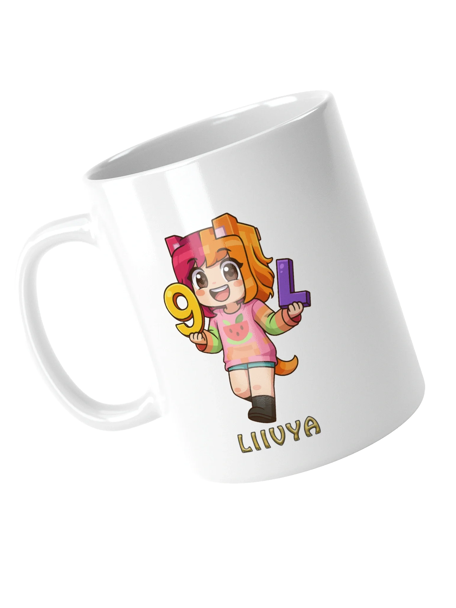 9LS4 Liivya White Glossy Mug product image (10)