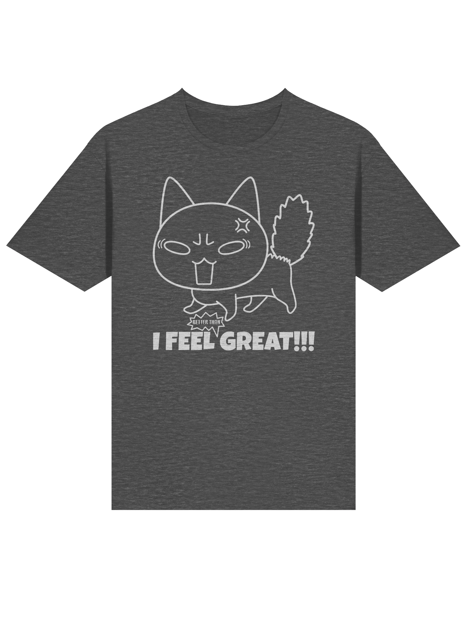 Ironic Emotional Expression - Unisex Adult Super Soft Lightweight T-shirt product image (3)