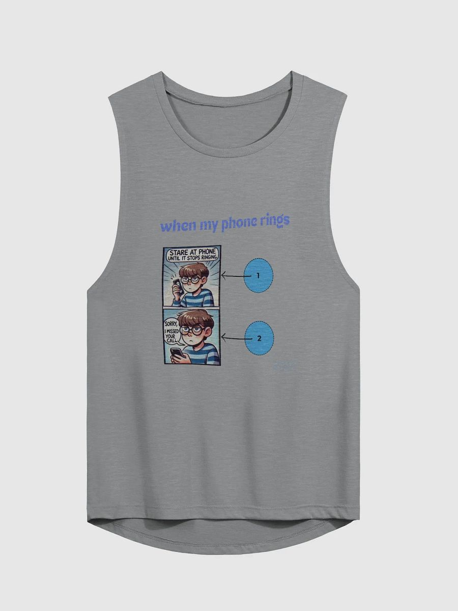 Phone Call Print Muscle Tank product image (1)