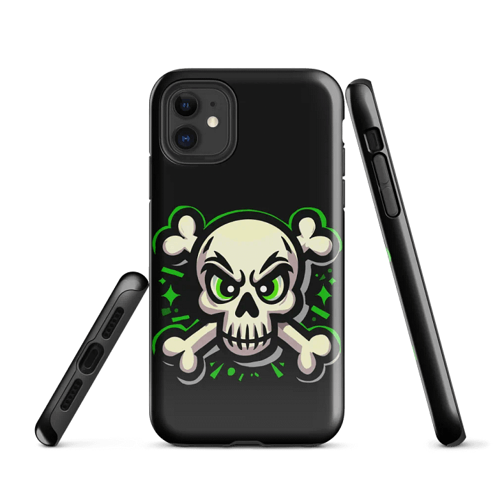 Edgy Skull Graphic iPhone® Tough Case product image (1)