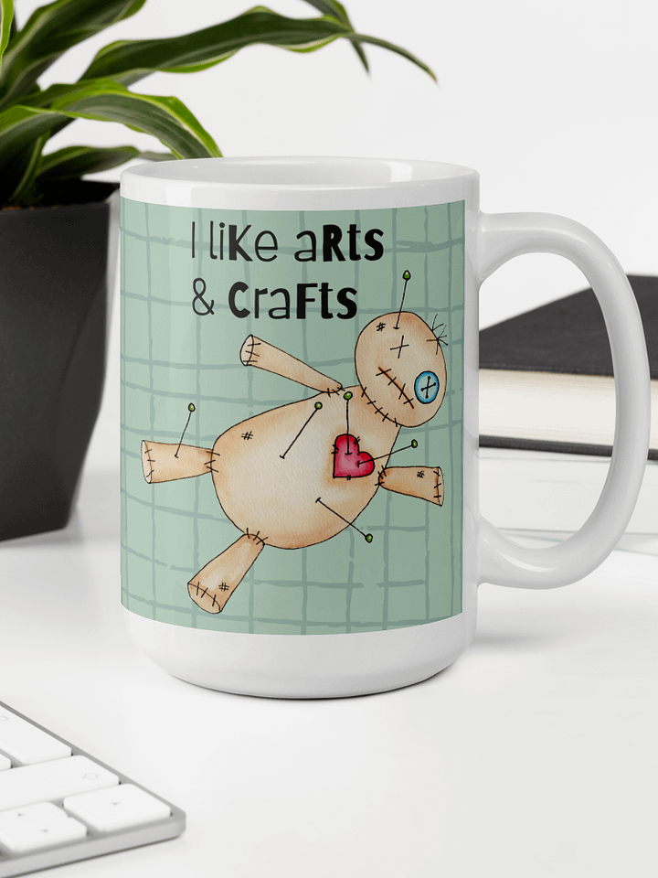 Painted Poppet Voodoo Doll Arts and Crafts Mug product image (1)