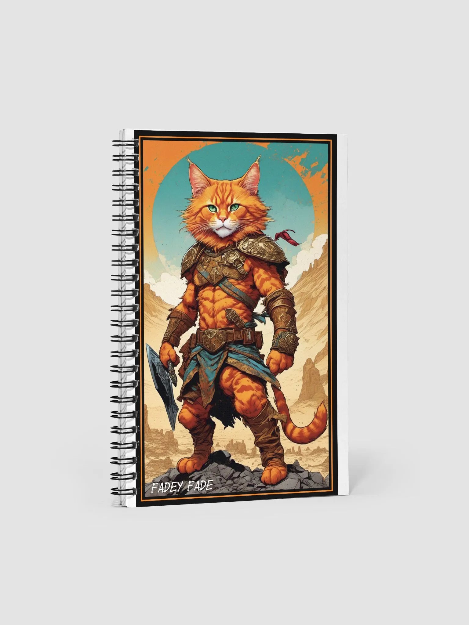 Barbarian Orange Cats Notebook product image (1)