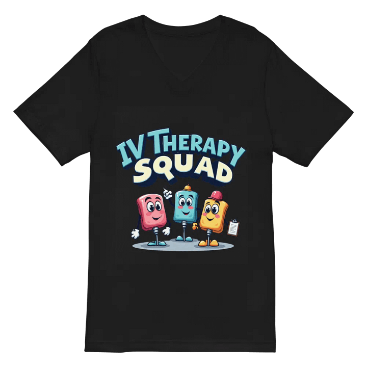 Cheerful IV Therapy Squad V-Neck Tee product image (3)