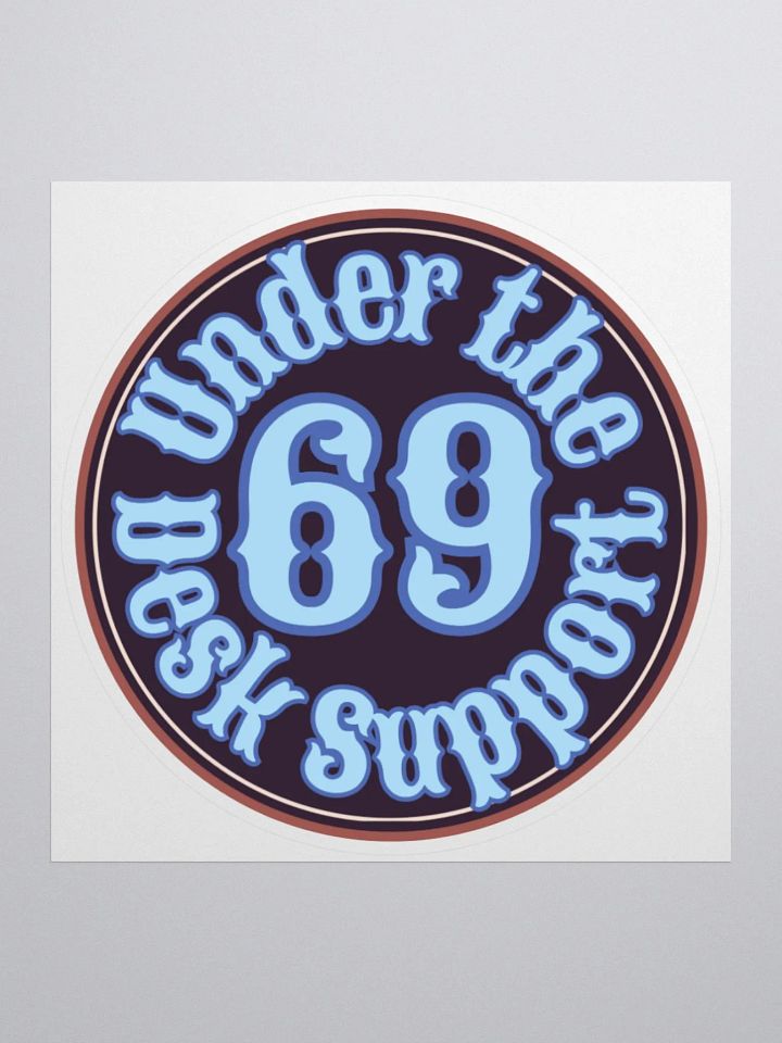 Desk Support Kiss-Cut Sticker product image (1)