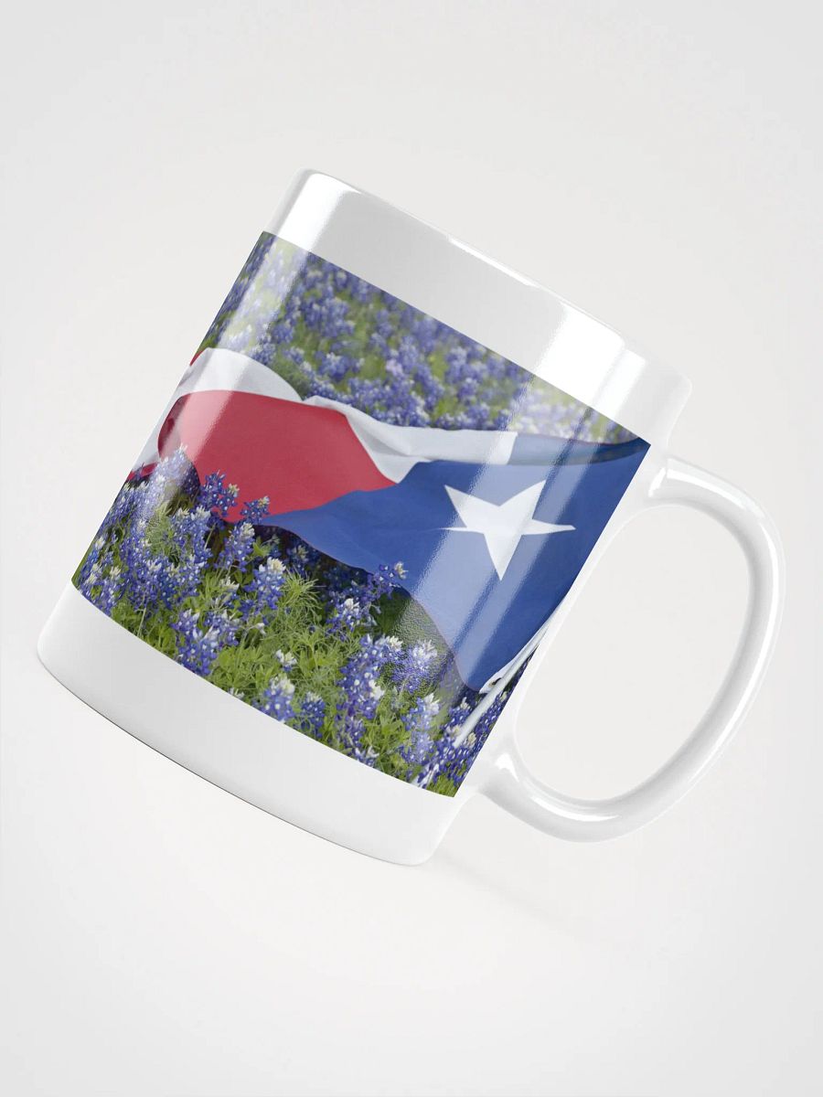 Lone Star Bloom – Texas Flag & Bluebonnets Mug product image (10)