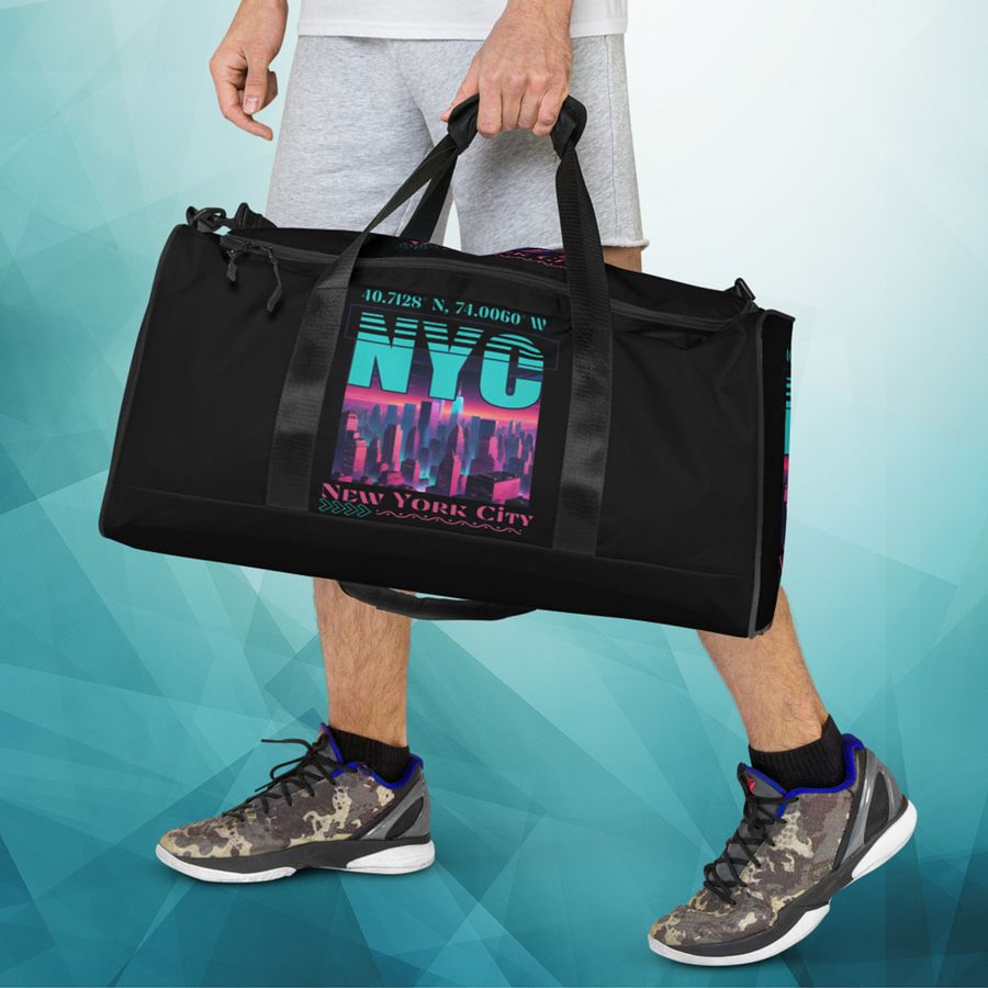 NYC New York City Graphic Duffel Bag product image (2)