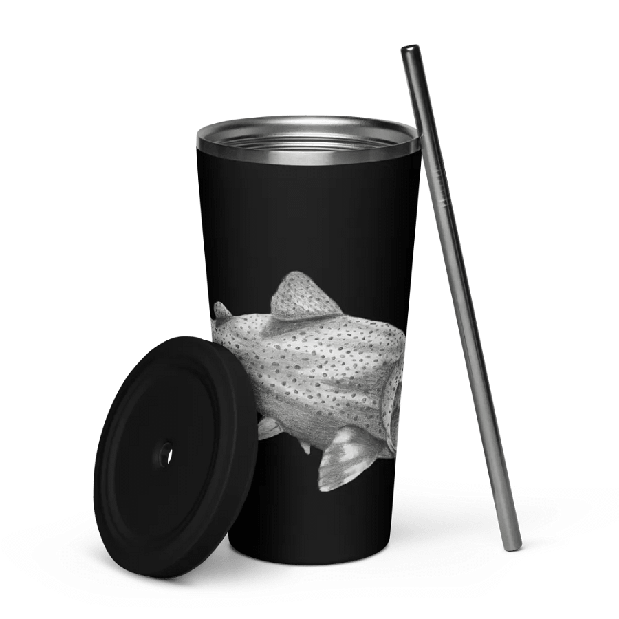 Trout Drawing Straw Cup product image (8)