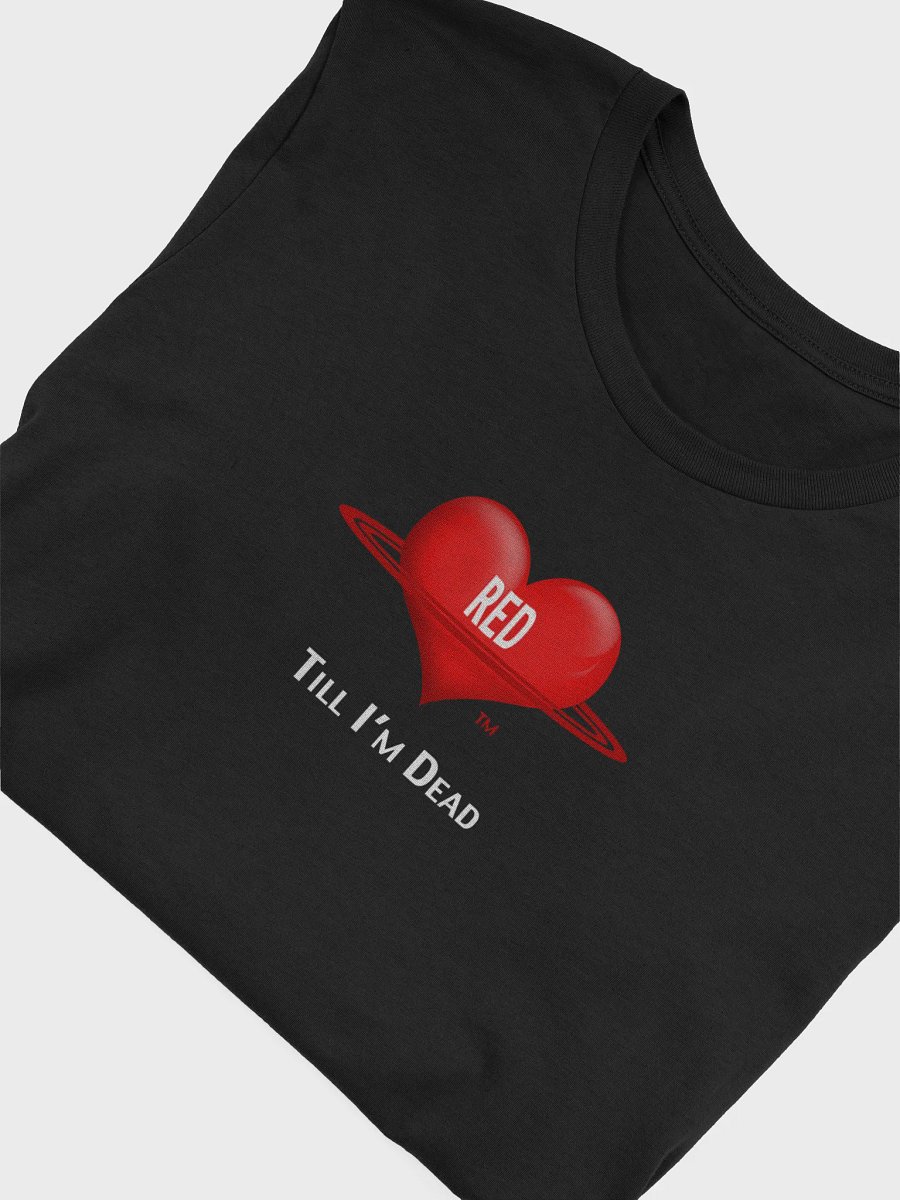 RED TILL I'M DEAD BLACK T-SHIRT product image (3)