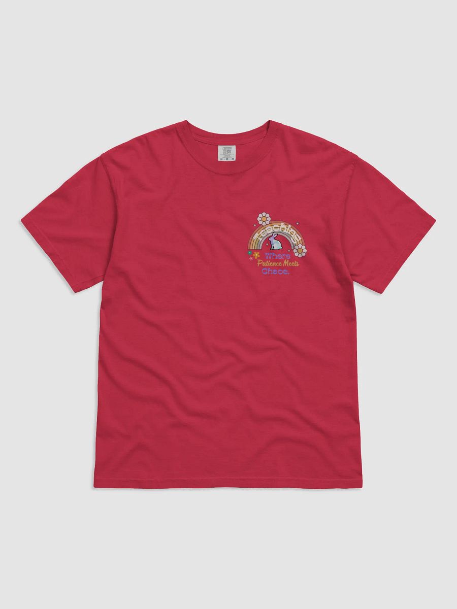 Bunny Teaching Where Patience Meets Chaos, Teachers Comfort Colors T-shirt product image (2)