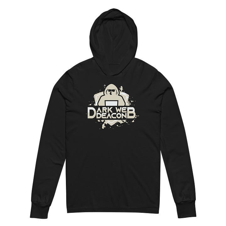 DWD Long Sleeve Light Hoodie - Grey/White Logo product image (5)