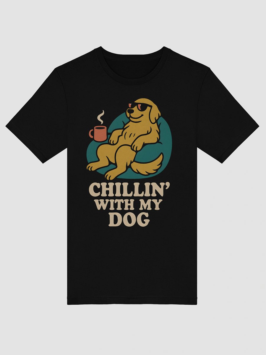 Chill with Dog Unisex T-Shirt product image (5)