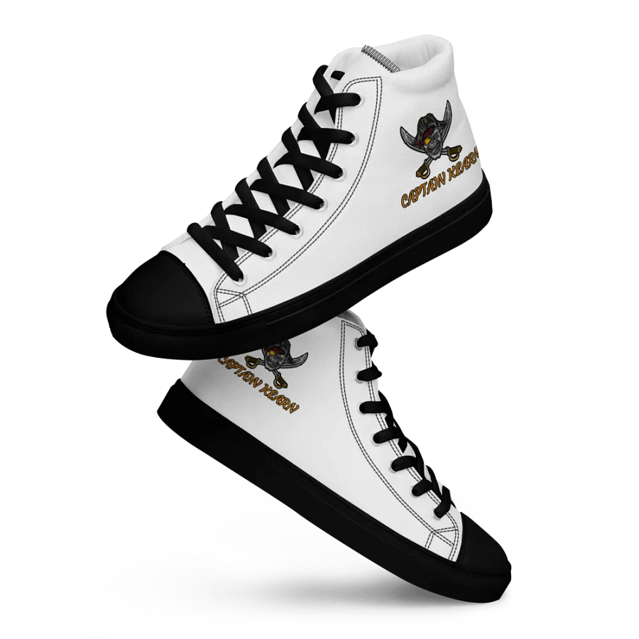 Captain's Skull High Top Canvas Shoes product image (13)