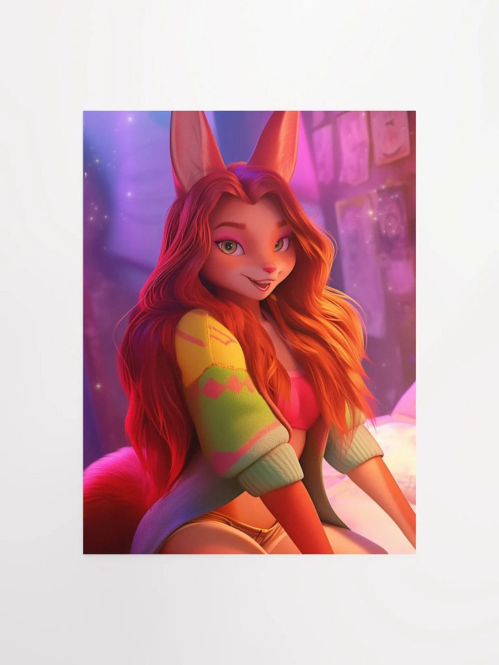 Vibrant Fox Spirit Matte Poster product image (1)